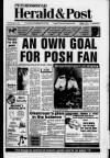 Peterborough Herald & Post Thursday 05 April 1990 Page 1