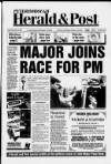 Peterborough Herald & Post Friday 23 November 1990 Page 1