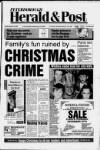 Peterborough Herald & Post Friday 21 December 1990 Page 1