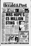 Peterborough Herald & Post Friday 08 February 1991 Page 1
