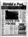 Peterborough Herald & Post Thursday 09 May 1996 Page 1