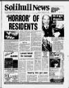 Solihull News Friday 29 January 1988 Page 1