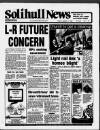 Solihull News Friday 31 March 1989 Page 1