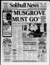 Solihull News Friday 29 March 1996 Page 1