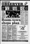 Stanmore Observer Thursday 25 June 1987 Page 1