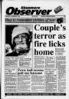 Stanmore Observer Thursday 08 November 1990 Page 1