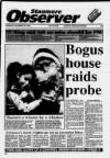 Stanmore Observer Thursday 22 November 1990 Page 1