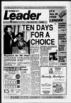 Wembley Leader Friday 05 August 1988 Page 1