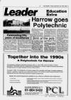 Wembley Leader Friday 29 September 1989 Page 11