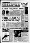 Accrington Observer and Times Friday 28 September 1990 Page 1