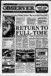 Accrington Observer and Times Friday 26 July 1991 Page 1