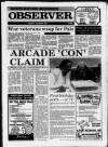 Accrington Observer and Times Tuesday 01 October 1991 Page 1
