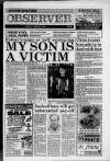 Accrington Observer and Times Friday 07 February 1992 Page 1