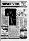 Accrington Observer and Times Friday 06 August 1993 Page 1