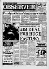 Accrington Observer and Times Friday 25 March 1994 Page 1