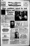 Alderley & Wilmslow Advertiser Friday 12 April 1968 Page 1