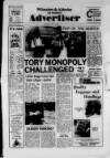 Alderley & Wilmslow Advertiser Thursday 12 March 1981 Page 1