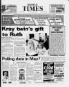 Bootle Times Thursday 03 May 1990 Page 1