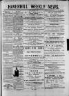 Haverhill Weekly News Friday 29 November 1889 Page 1