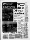 Huddersfield and Holmfirth Examiner Thursday 13 January 1977 Page 1