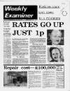Huddersfield and Holmfirth Examiner Thursday 10 March 1977 Page 1