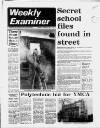Huddersfield and Holmfirth Examiner Thursday 12 January 1978 Page 1