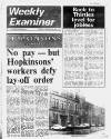 Huddersfield and Holmfirth Examiner Thursday 28 February 1980 Page 1