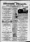 Ilfracombe Chronicle Saturday 07 September 1872 Page 1