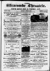 Ilfracombe Chronicle Saturday 14 December 1872 Page 1