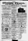 Ilfracombe Chronicle Saturday 03 January 1874 Page 1