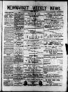 Newmarket Weekly News Saturday 27 July 1889 Page 1