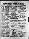 Newmarket Weekly News Saturday 31 August 1889 Page 1