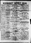 Newmarket Weekly News Saturday 21 September 1889 Page 1