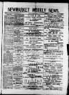 Newmarket Weekly News Saturday 05 October 1889 Page 1