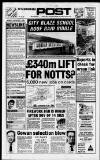 Nottingham Evening Post Monday 07 November 1988 Page 1
