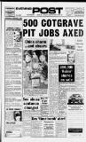Nottingham Evening Post Wednesday 08 February 1989 Page 1