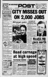 Nottingham Evening Post Tuesday 14 November 1989 Page 1
