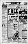 Nottingham Evening Post Friday 22 December 1989 Page 1