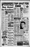 Evening Post Wednesday May 30 1 990 27 TOP SPOT FOR erek Thompson's INNING POS Ban threat for STEVE Cauthen