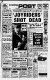 Nottingham Evening Post Monday 01 October 1990 Page 1