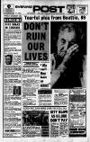 Nottingham Evening Post Thursday 01 November 1990 Page 1