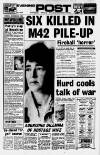 Nottingham Evening Post Tuesday 06 November 1990 Page 1