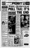 Nottingham Evening Post Tuesday 12 March 1991 Page 1