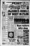 Nottingham Evening Post Tuesday 07 January 1992 Page 1