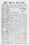 Sutton & Epsom Advertiser Friday 22 September 1916 Page 1