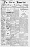 Sutton & Epsom Advertiser Friday 29 September 1916 Page 1