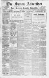 Sutton & Epsom Advertiser Friday 08 December 1916 Page 1