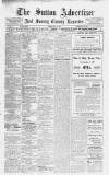 Sutton & Epsom Advertiser Friday 01 June 1917 Page 1