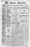 Sutton & Epsom Advertiser Friday 11 January 1918 Page 1