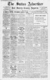 Sutton & Epsom Advertiser Friday 07 June 1918 Page 1